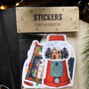 stickers vintage de Noël
