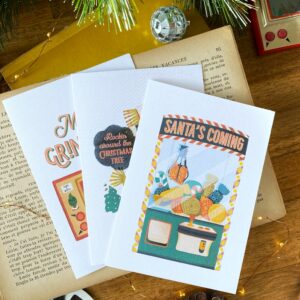 Trio cartes Noël 2022 avec enveloppes