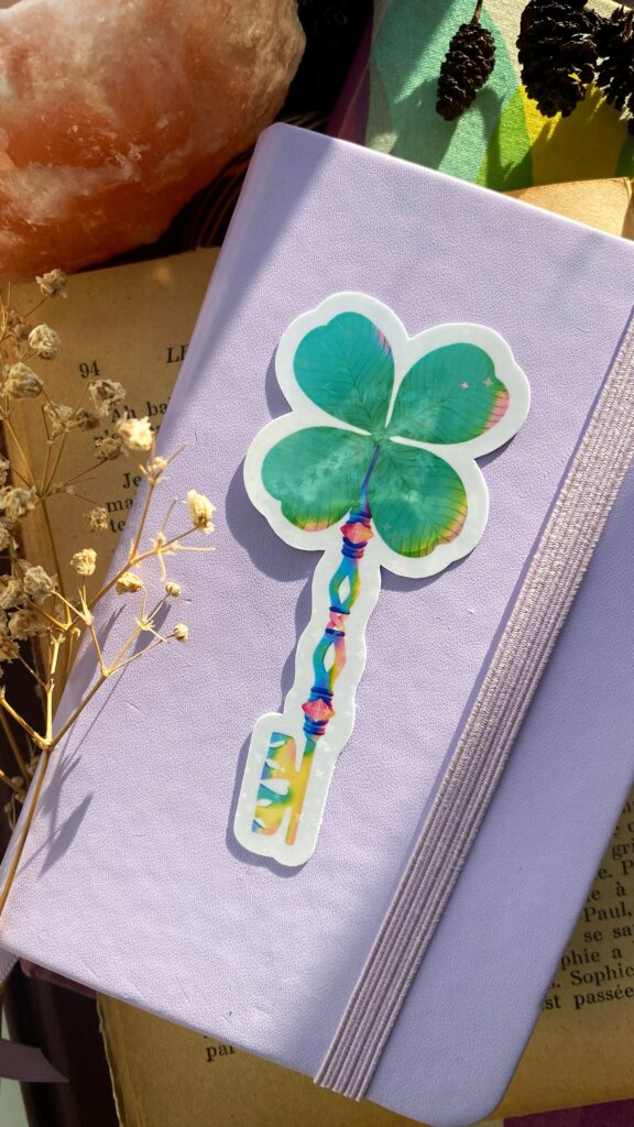 Trefle Sticker Stickers Clef Trèfle - 3,60€ - CloHEY! - illustratrice et graphiste ...