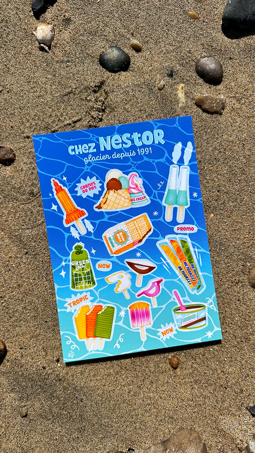 affiche glaces retro vintage volcan st joseph cheminées jardin suspendu perret tramway conteneur cabine de plage funiculaire lh le havre clohey affiche glaces retro vintage volcan st joseph cheminees jardin suspendu perret tramway conteneur cabine de plage funiculaire lh le havre clohey