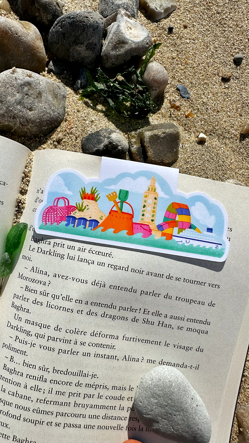 chateau de sable plage marquepage aimanté lh le havre clohey chateau de sable plage marquepage aimante lh le havre clohey
